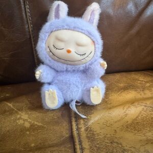 Charming Lavender Bunny Plush Doll